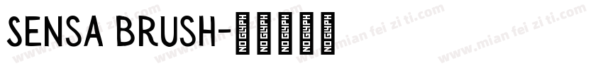 Sensa Brush字体转换